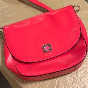 Kate Spade Red Leather Crossbody Bag